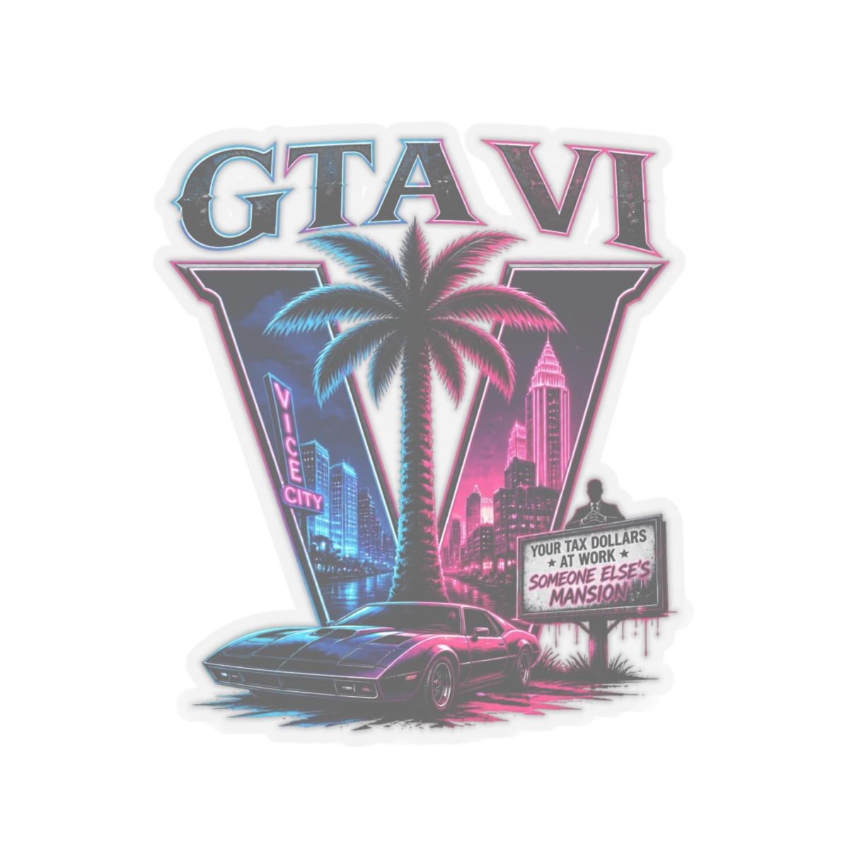 GTA VI "GTA VI" Sticker