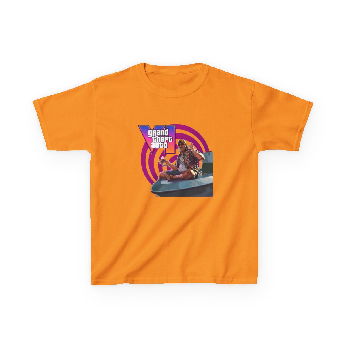 rockstar games gta 6 Kids T-Shirt | GTA VI - alternate angle 4, merchandise