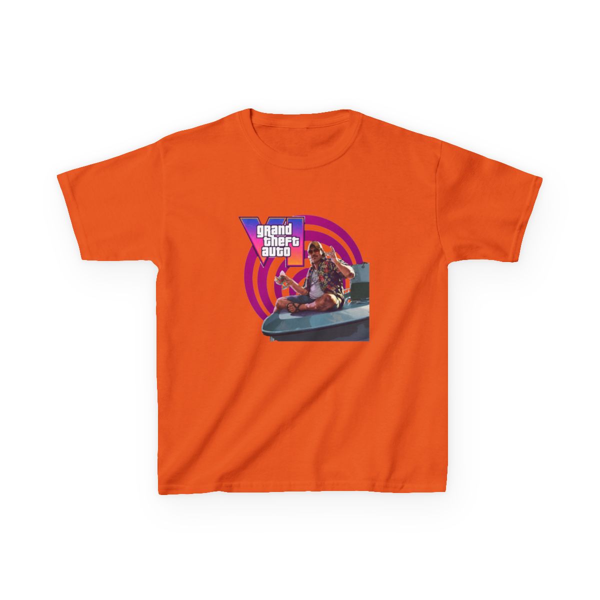 rockstar games gta 6 Kids T-Shirt | GTA VI - alternate angle 5, merchandise