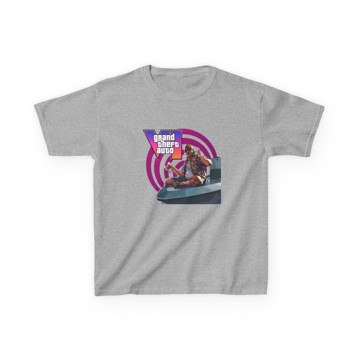 rockstar games gta 6 Kids T-Shirt | GTA VI - alternate angle 3, merchandise